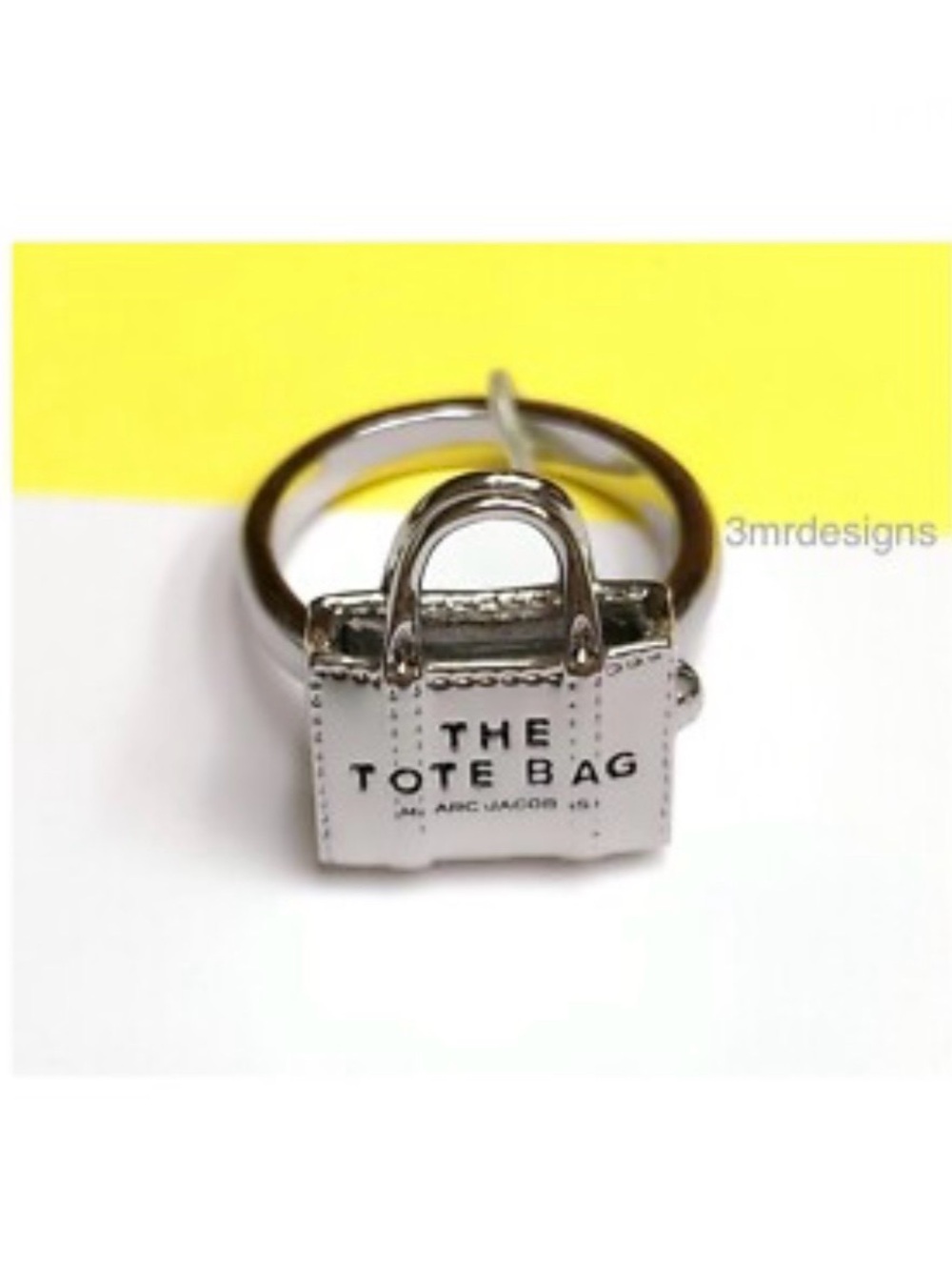 Marc Jacobs "The Tote Bag" ring Size 7 - NWT **